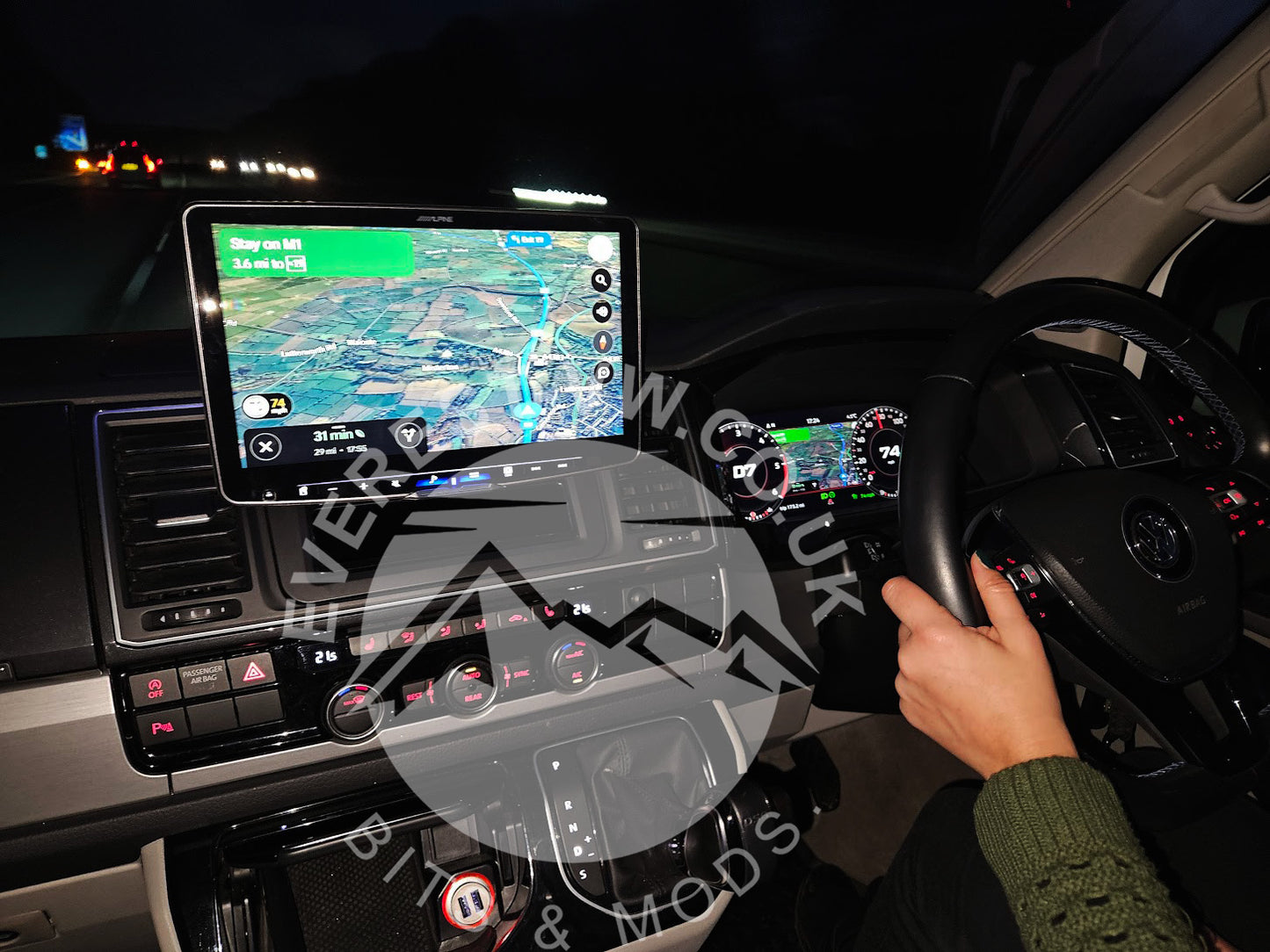 EVEREST-VW DIGIDASH <--> HEAD UNIT Android Ai KIT: (Android Ai Box, Cables & Remote Control/Keyboard Mouse)