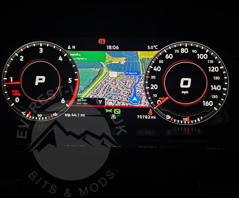 EVEREST-VW DIGIDASH <--> HEAD UNIT Android Ai KIT: (Android Ai Box, Cables & Remote Control/Keyboard Mouse)