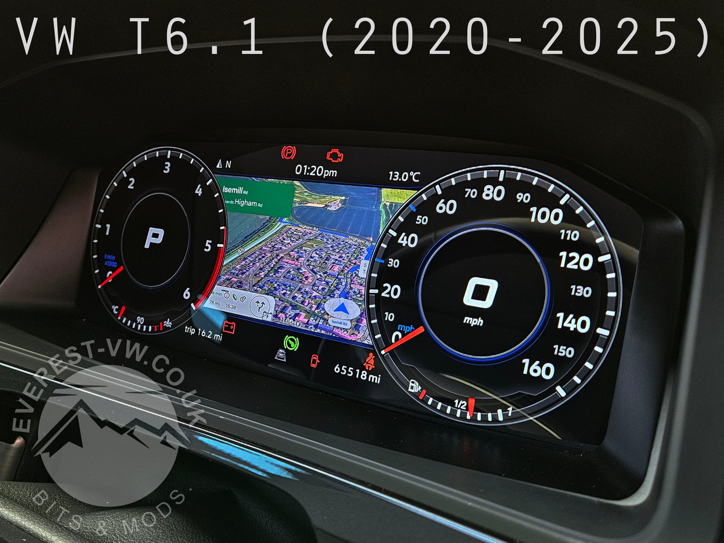 VW T6 (2015-2020) Digitales Armaturenbrett-Upgrade