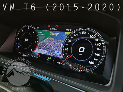 VW T6 (2015-2020) Digitales Armaturenbrett-Upgrade