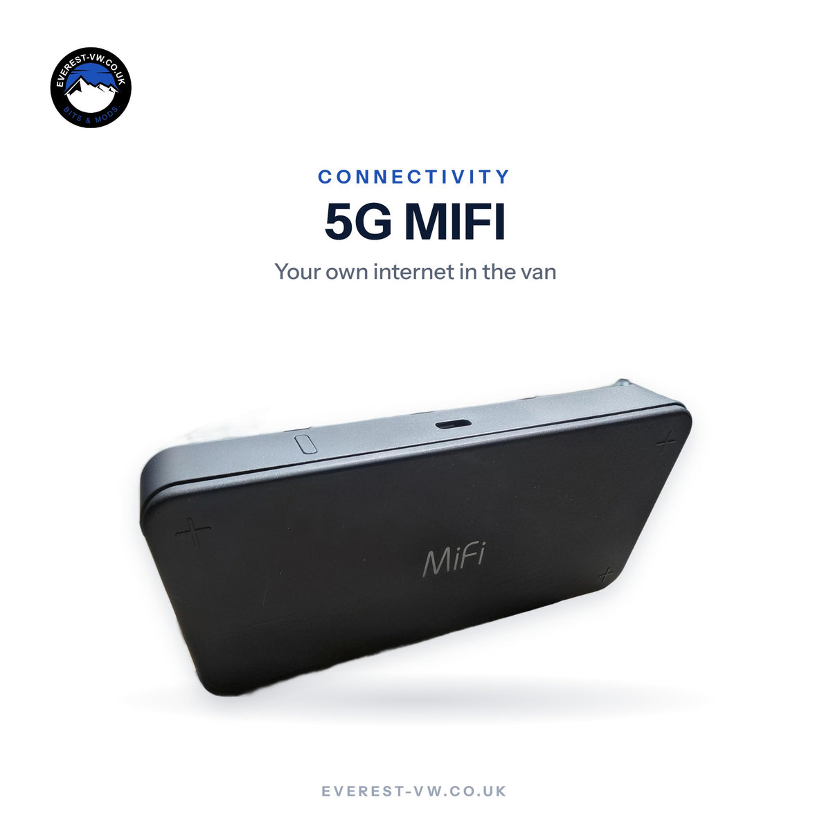 Everest VW 5G MiFi, your own internet in the van