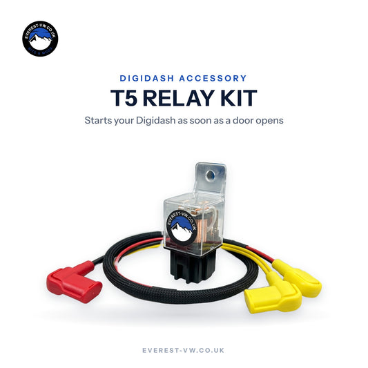 T5 Digidash relay kit, starts the Digidash as soon as a door opens