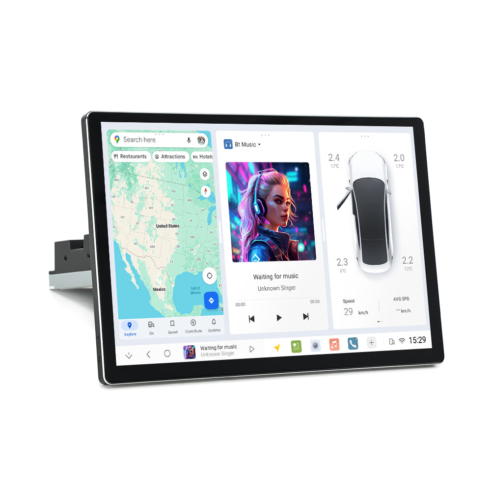 MEKEDE DUDU7 - Android Head Unit - 2k Screen Sat Nav Wireless Phone Connect Digidash Synchronised