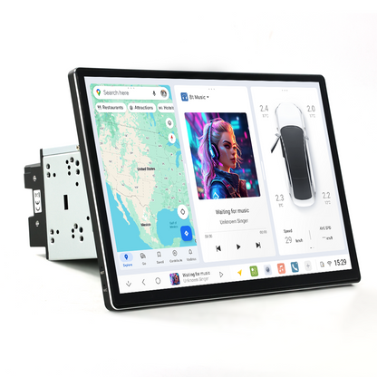 MEKEDE DUDU7 - Android Head Unit - 2k Screen Sat Nav Wireless Phone Connect Digidash Synchronised