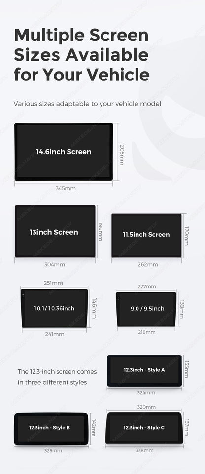 MEKEDE DUDU7 - Android Head Unit - 2k Screen Sat Nav Wireless Phone Connect Digidash Synchronised