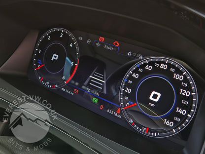 VW CADDY VAN (2004-2010) Digital Dashboard Upgrade